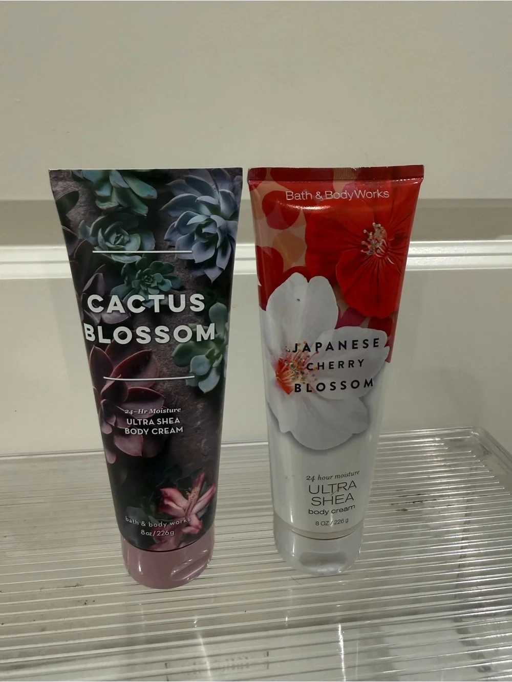 NEW Bath & Body Works Cactus Blossom & Japanese Cherry Blossom Body Cream
